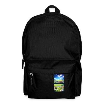 Landscape with 4 Areas, Generative AI - Rucksack - Schwarz - Vorne