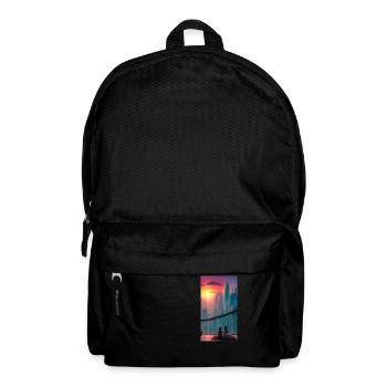 Kosmische Reflexion - Rucksack - Schwarz - Vorne