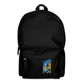 Paris Christmas Tree Paris Christmastree - Backpack - black - Front