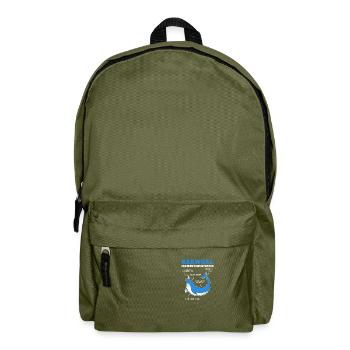 Scientific presentation Marine biologist Gesche - Backpack - olive green - Front