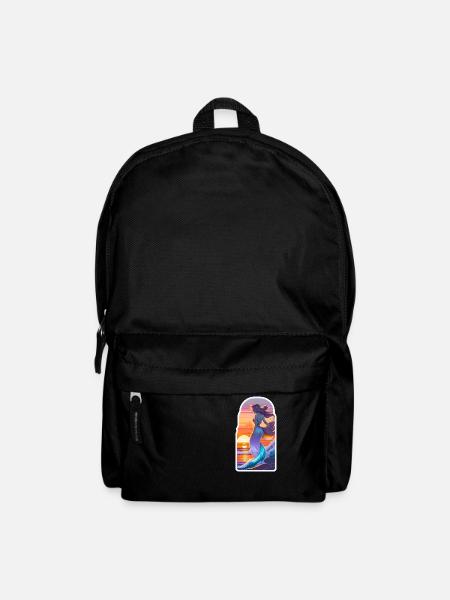 Surfen - Hawaii - Rucksack - Schwarz