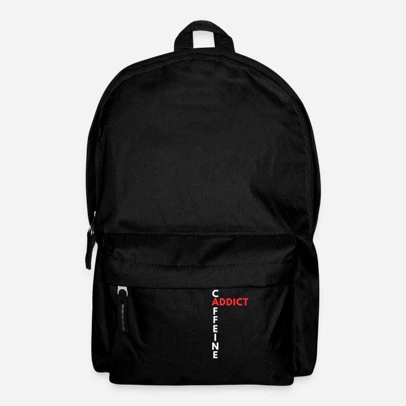 Koffeinsüchtig - Rucksack - Schwarz