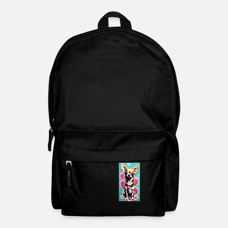 Chihuahua dog - Backpack - black