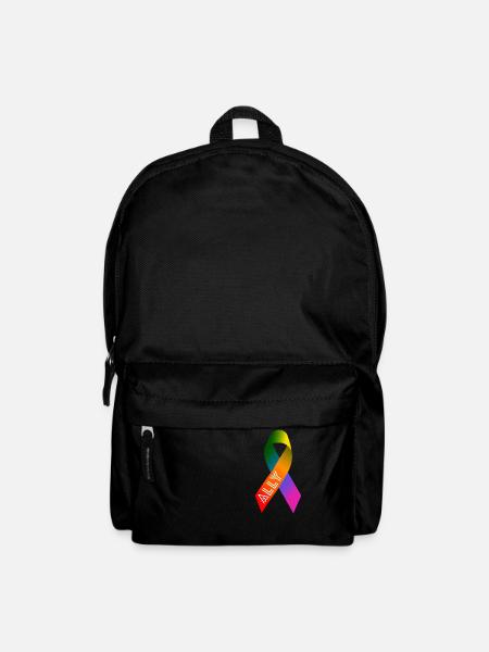 Queer Community Ally Schleife - Rucksack - Schwarz