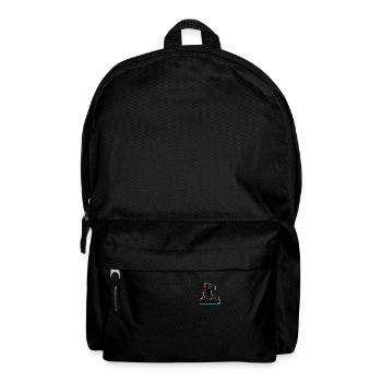Techno Dj 3d Electro Red Blue tik tok edm - Rucksack - Schwarz - Vorne