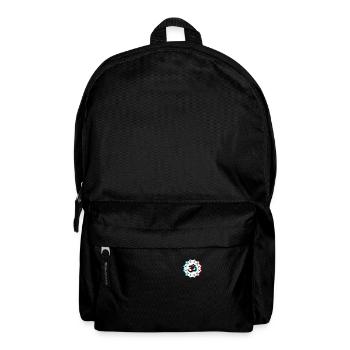 Om Goa 3d effect lettering lotus flower - Backpack - black - Front