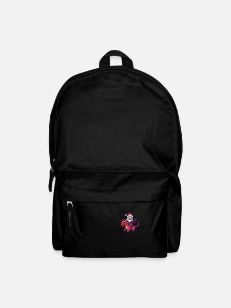 Drache Weihnachtsmann - Rucksack - Schwarz