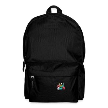 Halloween Party Figuren - Rucksack - Schwarz - Vorne