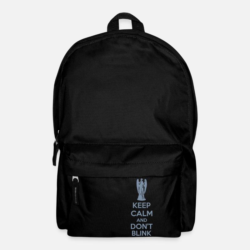 Keep Calm And Don't Blink - Sac à dos - noir