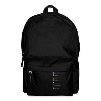 BALANCE Bienveillante Artiste Loyale Adorable - Sac à dos - noir - Devant