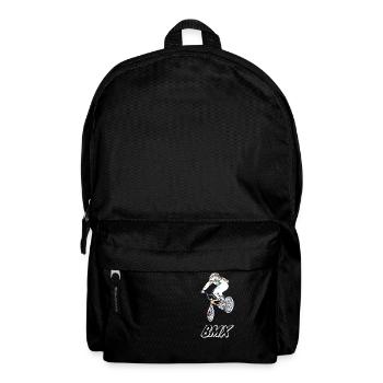 BMX Race Racing Mountainbike Motocross - Rucksack - Schwarz - Vorne
