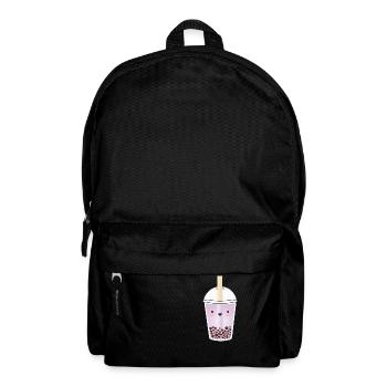 Purple Taro Bubble Tea Kawaii - Backpack - black - Front