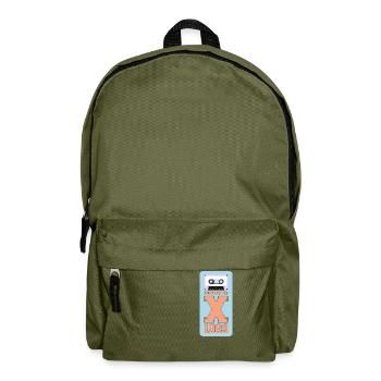 1969 Generation X First man on the moon - Rucksack - Olivgrün - Vorne