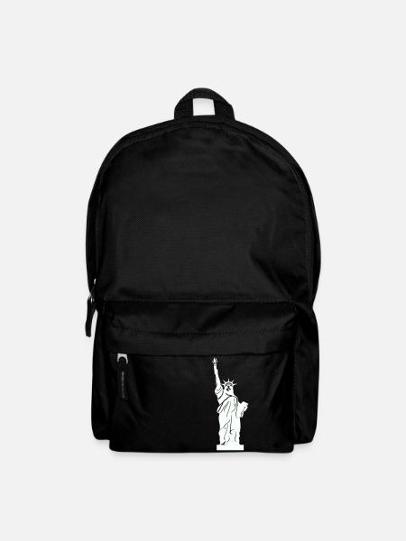 freiheitsstatue - Rucksack - Schwarz