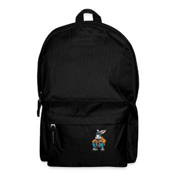 Lapin Drôle Hiver - Sac à dos - noir - Devant