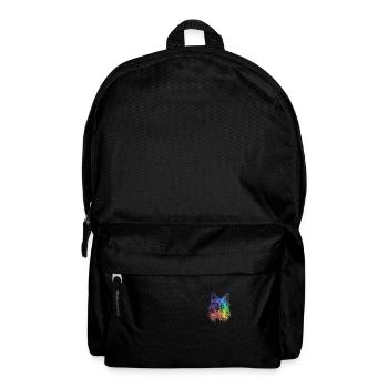 rainbow dog - Rucksack - Schwarz - Vorne