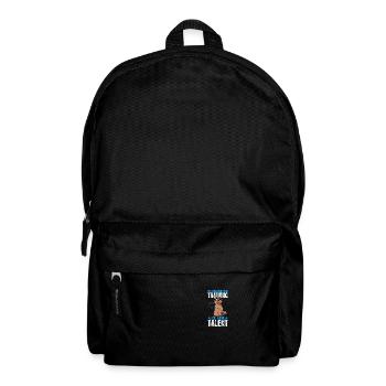 Talent Federball Badminton Badmintonspieler - Rucksack - Schwarz - Vorne