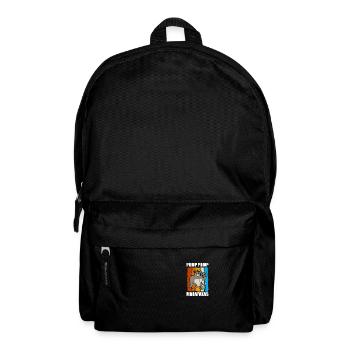 Pump pump Bodybuilding Bodybuilder Gym Kraftsport - Rucksack - Schwarz - Vorne