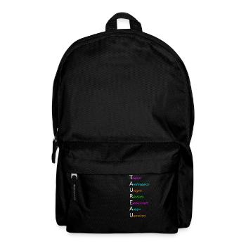 TAUREAU Tenace Audacieuse Unique Réaliste - Sac à dos - noir - Devant