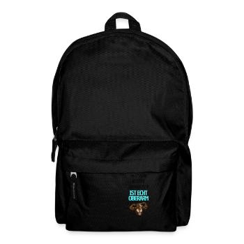 MIT DEM BIZEPS ANZUGEBEN IST ECHT OBERARM. - Rucksack - Schwarz - Vorne