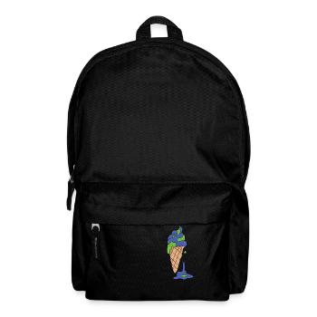 Eis Klimawandel - Rucksack - Schwarz - Vorne