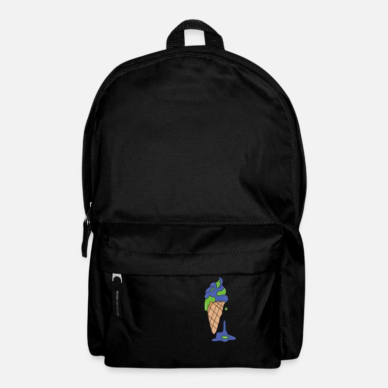 Eis Klimawandel - Rucksack - Schwarz