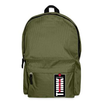 Think different. - Rucksack - Olivgrün - Vorne