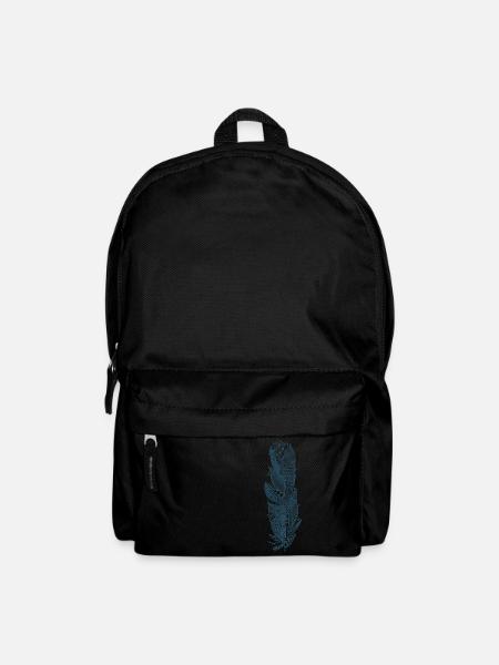Feder - Rucksack - Schwarz