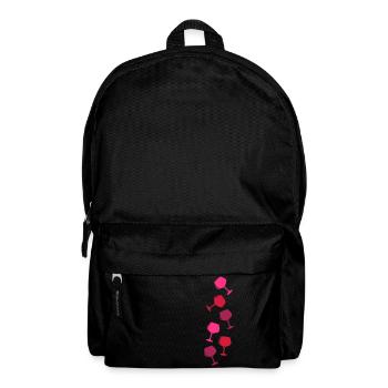 Red Wine Glass Wine Icon - Backpack - black - Front