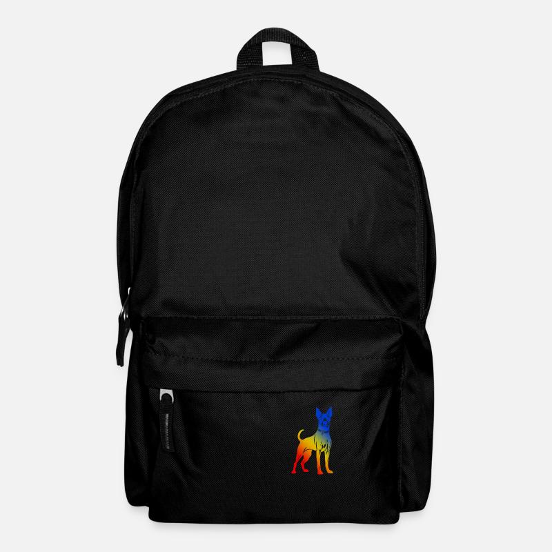 Pinscher Hund - Rucksack - Schwarz