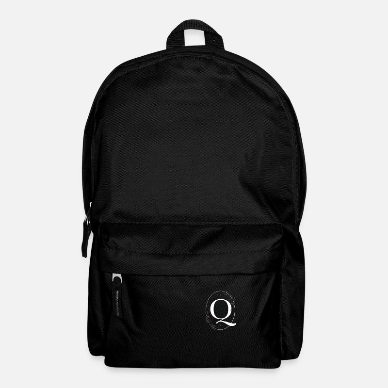 Letter Q - Backpack - black