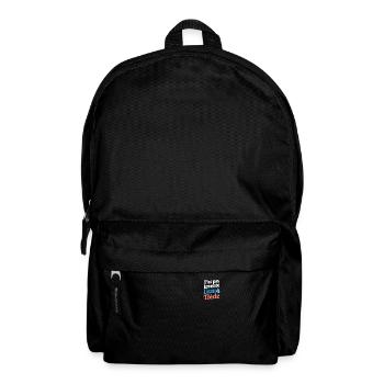 T'as pas inventé l'eau tiède - Sac à dos - noir - Devant