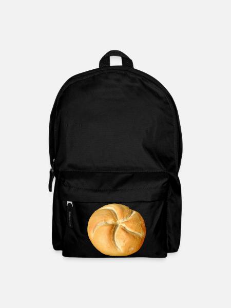 brot broetchen crossaint baecker baguette bread bu - Rucksack - Schwarz