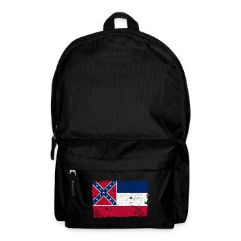 Mississippi vintage flag - Backpack - black - Front