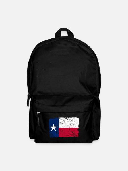 Texas Vintage Flagge - Rucksack - Schwarz