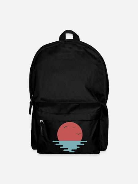 Wanderlust - desire to travel - Backpack - black
