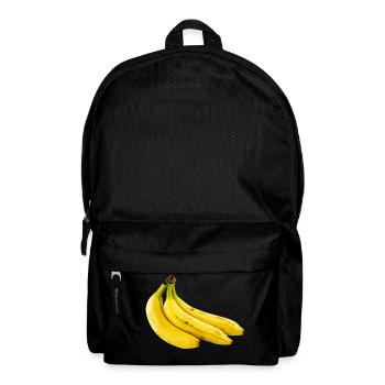 Bananen - Rucksack - Schwarz - Vorne