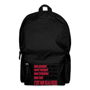 Mon beau-frère est beau - Backpack - black - Front