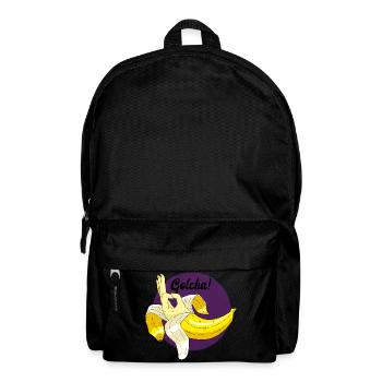 Banana troll meme - Backpack - black - Front