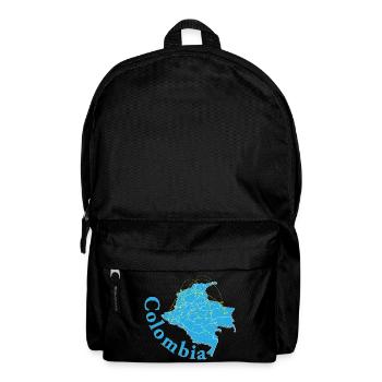 Colombia Map Travel World Tour South America - Backpack - black - Front