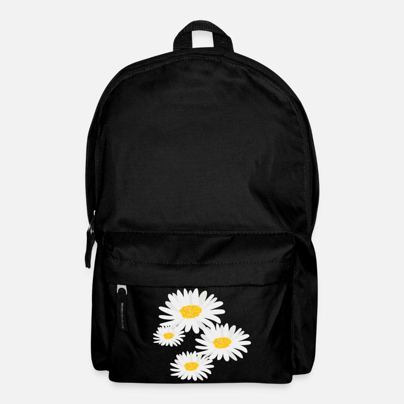 Blume Gänseblümchen - Rucksack - Schwarz