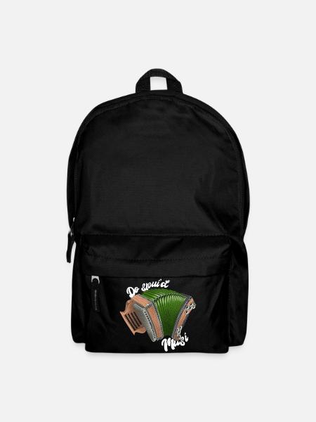 Do spui'd Musi // hell | ZiachON! - Rucksack - Schwarz