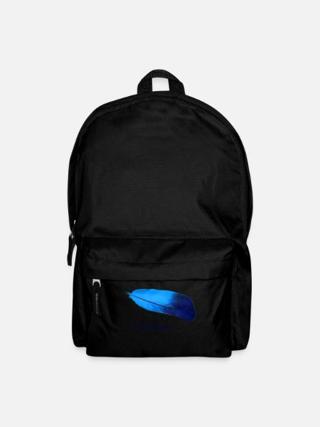 Feder Federleicht Vogel - Rucksack - Schwarz