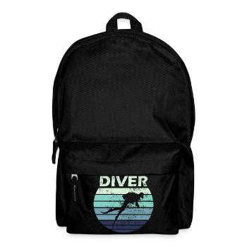 Plongée plongée - Sac à dos - noir - Devant