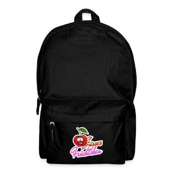 kirsche - Rucksack - Schwarz - Vorne