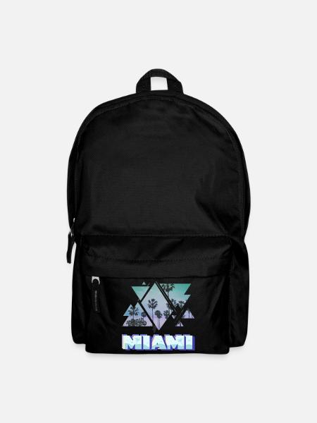 Miami Florida Sommer Sonne Palmen USA Amerika - Rucksack - Schwarz