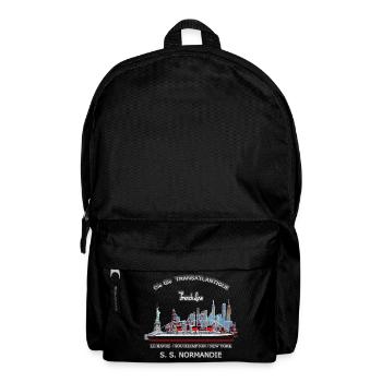 OCEAN LINER NORMANDIE NEW YORK LOUIS RUNEMBERG ADAGP - Backpack - black - Front