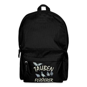 Tauben - Taubenflüsterer Brieftauben Taubenzüchter - Rucksack - Schwarz - Vorne