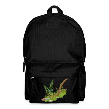un morceau de branche de la mer en forêt - Sac à dos - noir - Devant
