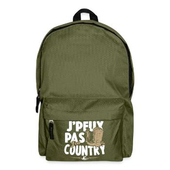 Je Peux Pas J'ai Country Cowboy Western Cadeau - Sac à dos - vert olive - Devant